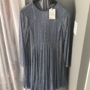 Blue Maternity Dress